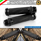 MANOPOLE MANUBRIO ANTISCIVOLO NERO CON CONTRAPPESI PER HONDA JAZZ 250