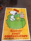 Manifesto Film ☆Snoopy cane contestatore☆Titanus