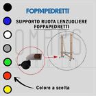 1x SUPPORTO RUOTA LENZUOLIERE FOPPAPEDRETTI RICAMBIO STENDIBIANCHERIA RINFORZATO