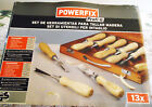 Powerfix Profi+ Set Utensili per Intaglio 12 pezzi Acciaio in pratica valigetta