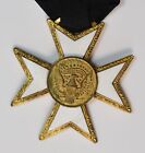 Medaglia croce massonica da cavaliere templare USA