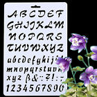 Stencil Alfabeto mascherina lettere numeri caratteri decorazione parete pittura