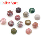 6/8/10mm Round Gemstone Flat Back Natural Stone Dome Cabochon Jewellery DIY