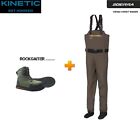 SCIERRA KENAI CHEST WADER atmungsaktive Wathose XXL (3 lagig) + Watschuhe 46/47