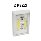 Punto Luce Led Con Interruttore A Pile Faretto Lampada Da Muro Luci Senza Filo