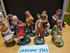 PRESEPE STATUINE 8 PERSONAGGI IN GESSO