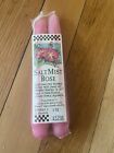 Vintage Yankee Candle Company Salt Mist Rose 6 Inch Set Of 2 Taper Candles NEW