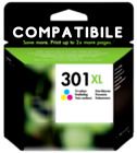 Compatibile HP 301XL per ENVY 4500 - 5530 - OFFICEJET 2600 - 2620 - 4630
