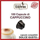 100 capsule cialde CAPPUCCINO compatibile Nescafè DOLCE GUSTO