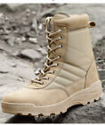 New Mens Military Boots Tactical Combat Shoes Suede Non-slip Breathable Desert