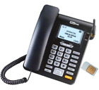 Telefono fisso con SIM casa ufficio tavolo gsm tasti display lcd vivavoce filo