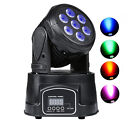 Faro LED Strobo 7 LED Proiettore Effetto Luci Discoteca RGB Testa Rotante MD-710