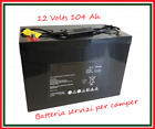 BATTERIA AGM  104Ah 12V CAMPER,BAITE, EOLICO SOLARE CAMPER PANNELLI SOLARI