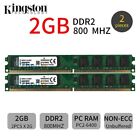 Kingston 8GB 4GB 2GB DDR2 800Mhz PC2-6400U KVR800D2N6/2G Desktop Memoria RAM SP