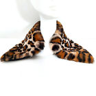 Collo pelliccia ecologica donna animalier leopardato colletto art. F388