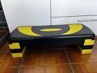 Step Fitness per Aerobica Regolabile su 3 Altezze da 10-15-20 cm Giallo/Nero