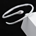 Snake Bracelet Xmas Gift Sterling Bracelet Girls  jewellery Womens Cuff Bangle