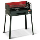 BARBECUE FAMIGLIA A CARBONELLA GRIGLIA CM 50X30 CON CASSETTO RACCOGLI CENERE