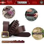 TOURBON .44/.45mag Cartridges Belt Revolver Holder Gun Holster Carry Belt 39-45"