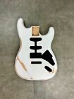 Stratocaster body relic white