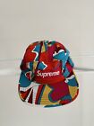 Supreme Abstract Camp Cap FW16 - Red