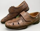 Mephisto Cool Air Leather Sandals Loafer Shoes UK 8 Hook & Loop Fisherman VGC