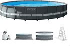 Intex 26334NP Piscina Fuori Terra Ultra XTR Frame Rotonda Pompa Filtro 7900 L h