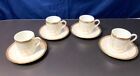 Wedgwood Bone China Celestial Gold Set 4 Coffee cup & saucer NEW IN BOX