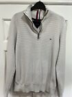 Tommy Hilfiger Light Grey Quarter Zip Medium