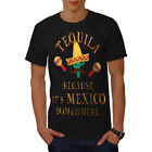 Wellcoda Tequila Mexico Cactus Drink Mens T-shirt