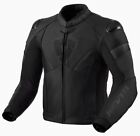 GIACCA JACKET MOTO SPORT REV IT ARGON 2 PELLE LEATHER BLANCK ANTHRACITE TG 54