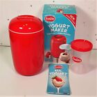 GENUINE EASIYO YOGHURT MAKER KIT - RED EASIYO MADE IN NEW ZEALAND