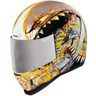 Icon Airform Facocero Casco Integrale Argento Casco Moto