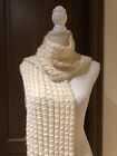 Wesc Cream Knitted Maxi Scarf