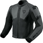 Giacca moto Rev it Matador giacca pelle taglia 54 black antracite jacket