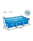 Piscina fuori terra rettangolare cm 220x150x60 Intex - blu