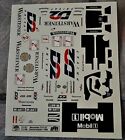 Decal 1/43 BBR PORSCHE 911 GT OSCHERSLEBEN 24H LE MANS 1998 PG 167 168