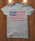 T-Shirt Maglietta Bandiera Americana USA Maglia Flag Sport Uomo S M L XL