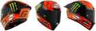 Casco Helm Casque Helmet Suomy S1-XR GP BAGNAIA MONSTER REPLICA E06  K6SX0001