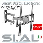 Staffa tv 13 a 42 pollici universale ORIENTABILE supporto a parete VESA  3 snodi