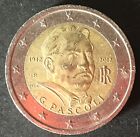 Moneta 2 Euro 1912 - 2012 G. Pascoli R circolata non comune
