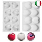 A Forma di Cuore Silicone Torta stampi Stampo da Antiaderente per Tortiera,