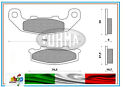 COPPIA PASTIGLIE FRENO FORMA DP02113 PER KAWASAKI ZEPHYR 550  REAR  -91