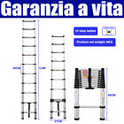 Scala Telescopica in Alluminio Pieghevole Multifunzionale Scaletta Allungabil