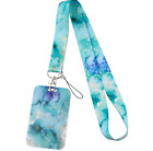 Marble Texture Print Lanyards Neck Strap Phone Keys ID Card Holder Hang Ropes