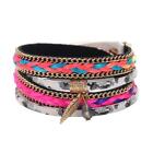 Fashion Jewelry Bracelet Magnetic Buckle Bangle Unisex Crystal Wristband