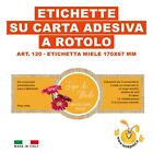 ETICHETTA SU CARTA ADESIVA A ROTOLO - C