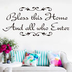 Benedici questa casa e tutti coloro che entrano Wall Stickers Stickers murali