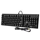 Mechanical Gaming Keyboard Easterntimes Tech I-600 Tomoko Qwerty Black New