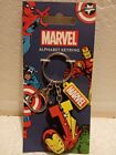 Marvel Alphabet Letter J Ironman Keyring.